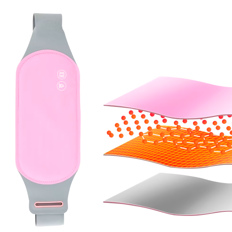 Cinturón Térmico Masajeador para Dolores Menstruales
