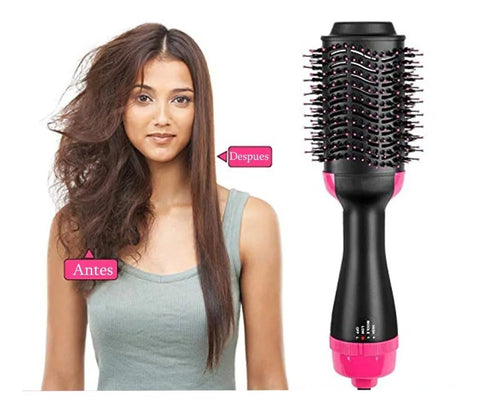 Cepillo Secador 3 en 1 Anti Frizz - Seca, Peina, Alisa