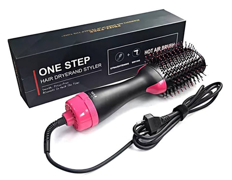 Cepillo Secador 3 en 1 Anti Frizz - Seca, Peina, Alisa
