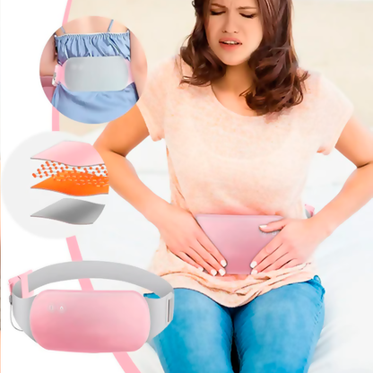 Cinturón Térmico Masajeador para Dolores Menstruales