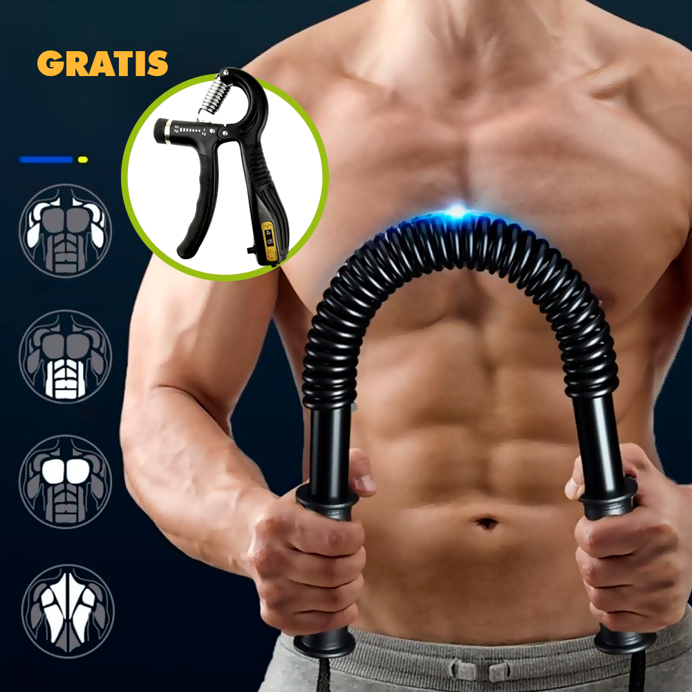 Barra de Tensión Fitness & Hand Grippers (GRATIS)